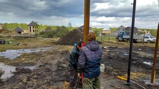 Заказать монтаж винтовых свай в Усинск - цена под ключ с доставкой от 1872 шт