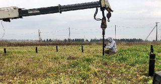 Установка винтовых свай Усинск цена от 3120 руб.